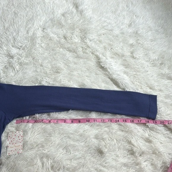 Free People We The Free Bondi Knit Waffle Thermal Top - Picture 6 of 10